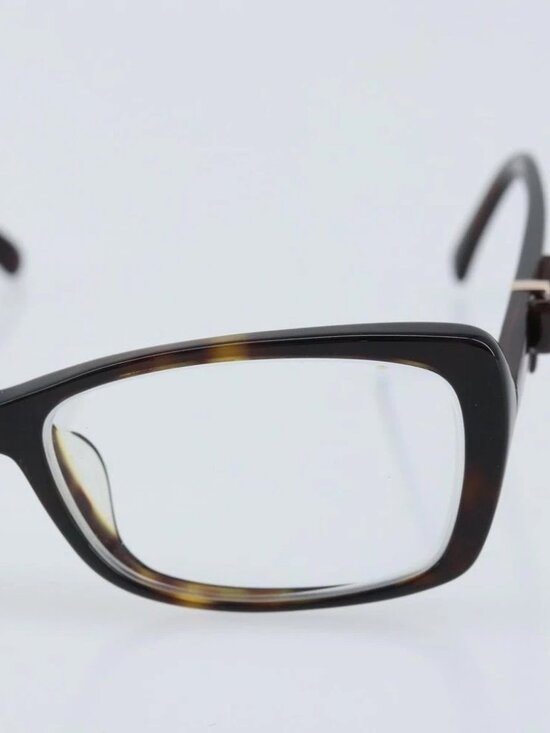 CHANEL Glasses metal Brown CC Auth BAZ296 main image 6